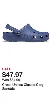 Sport Chek Crocs Unisex Classic Clog Sandals offer