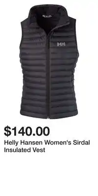 Sport Chek Helly Hansen Women's Sirdal Insulated Vest offer