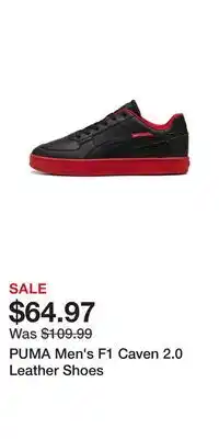 Sport Chek PUMA Men's F1 Caven 2.0 Leather Shoes offer