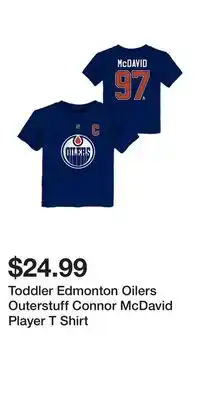 Sport Chek Toddler Edmonton Oilers Outerstuff Connor McDavid Player T Shirt offer
