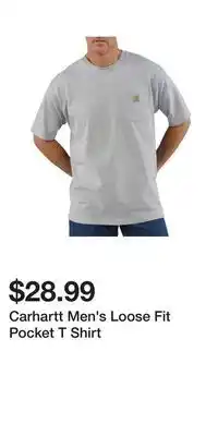 Sport Chek Carhartt Men's Loose Fit Pocket T Shirt offer