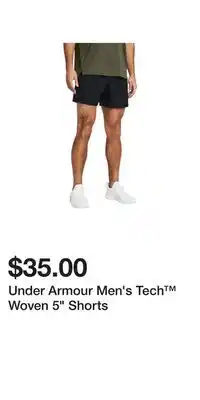 Sport Chek Under Armour Men's Tech Woven 5 Shorts offer
