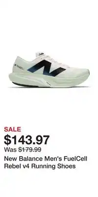 Sport Chek New Balance Men's FuelCell Rebel v4 Running Shoes offer