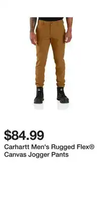 Sport Chek Carhartt Men's Rugged Flex Canvas Jogger Pants offer