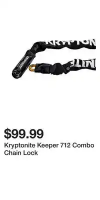 Sport Chek Kryptonite Keeper 712 Combo Chain Lock offer