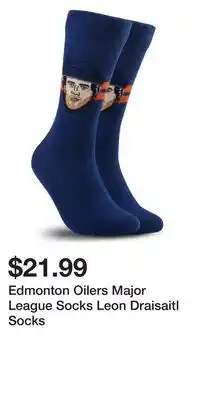 Sport Chek Edmonton Oilers Major League Socks Leon Draisaitl Socks offer