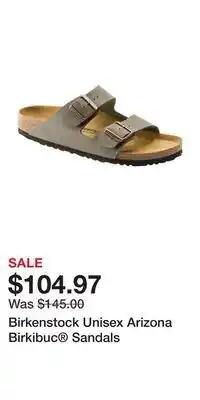 Sport Chek Birkenstock Unisex Arizona Birkibuc Sandals offer