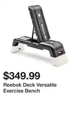 TSC Stores Reebok Deck Versatile Exercise Bench offer