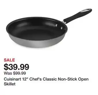 TSC Stores Cuisinart 12 Chef's Classic Non-Stick Open Skillet offer