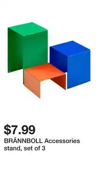 IKEA BRÄNNBOLL Accessories stand, set of 3 offer