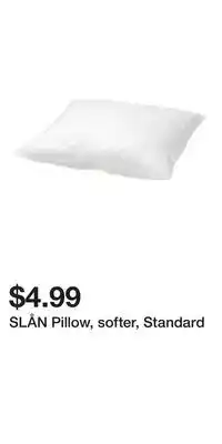 IKEA SLÅN Pillow, softer, Standard offer