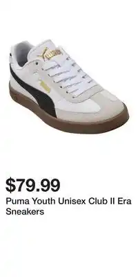 Mark's Puma Youth Unisex Club II Era Sneakers offer