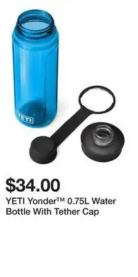 Mark's YETI Yonder 0.75L Water Bottle With Tether Cap offer