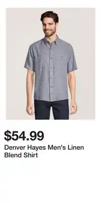 Mark's Denver Hayes Men's Linen Blend Shirt offer