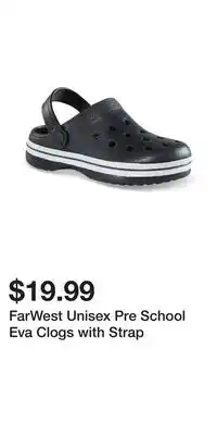 Mark's FarWest Unisex Pre School Eva Clogs with Strap offer