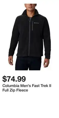 Mark's Columbia Men's Fast Trek II Full Zip Fleece offer