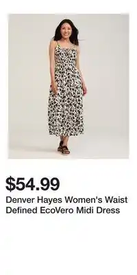 Mark's Denver Hayes Women's Waist Defined EcoVero Midi Dress offer