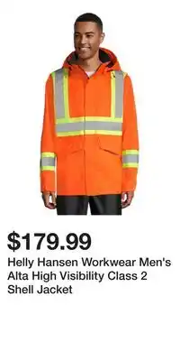 Mark's Helly Hansen Workwear Men's Alta High Visibility Class 2 Shell Jacket offer