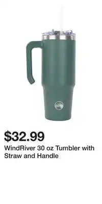 Mark's WindRiver 30 oz Tumbler with Straw and Handle offer