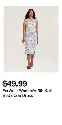 Mark's FarWest Women's Rib Knit Body Con Dress offer