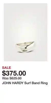 Holt Renfrew JOHN HARDY Surf Band Ring offer