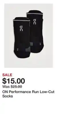 Holt Renfrew ON Performance Run Low-Cut Socks offer