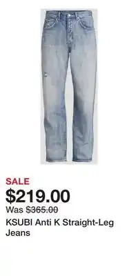 Holt Renfrew KSUBI Anti K Straight-Leg Jeans offer