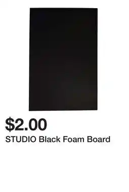 Dollarama STUDIO Black Foam Board offer