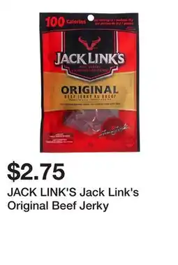 Dollarama JACK LINK'S Jack Link's Original Beef Jerky offer