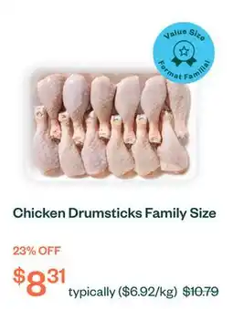 Voilà Chicken Drumsticks Family Size offer