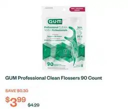 Voilà GUM Professional Clean Flossers 90 Count offer