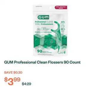 Voilà GUM Professional Clean Flossers 90 Count offer