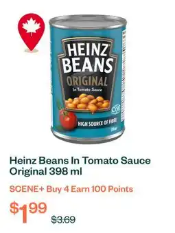 Voilà Heinz Beans In Tomato Sauce Original 398 ml offer
