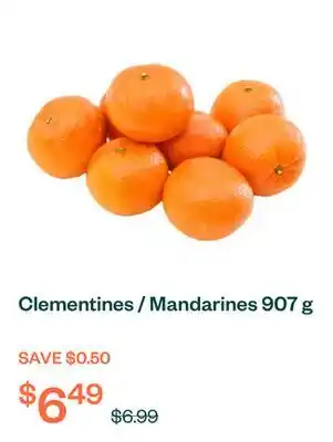 Voilà Clementines / Mandarines 907 g offer