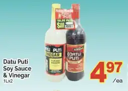 T&T Supermarket Datu puti soy sauce & vinegar offer