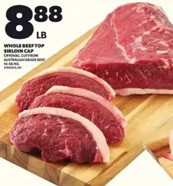 Loblaws Whole beeftop sirloin cap offer