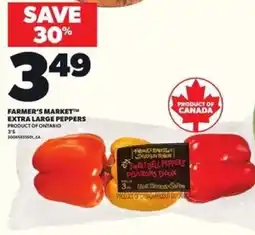 Loblaws Farmer's market extra large peppers offer
