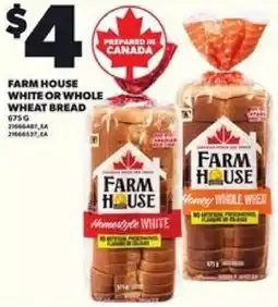 Loblaws Farm house white or whole wheat bread offer
