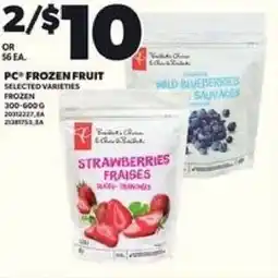 Loblaws PC frozen fruit offer
