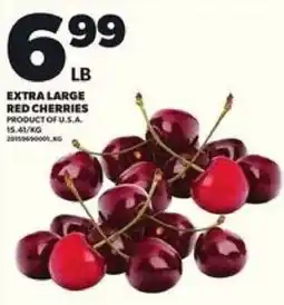 Loblaws Extra large red cherries offer