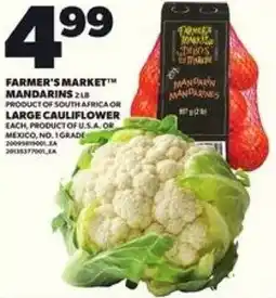 Loblaws Farmer's market mandarins offer