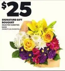 Loblaws Signature gift bouquet offer