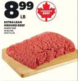 Loblaws Extra lean ground beef offer