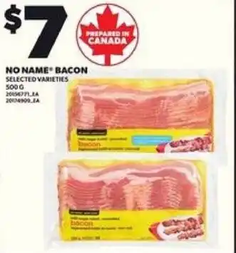 Loblaws No name bacon offer