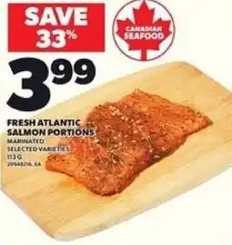 Loblaws Fresh atlantic salmon portions offer