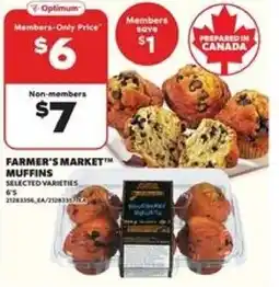 Loblaws Farmer's market muffins offer