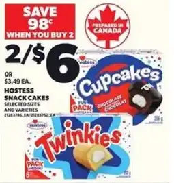 Loblaws Hostess snack cakes offer