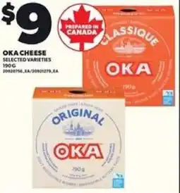 Loblaws Oka Cheese offer