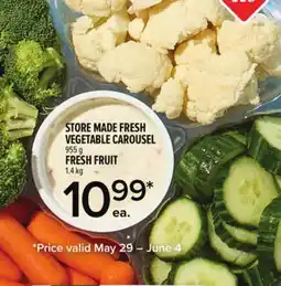 Metro STORE MADE FRESH VEGETABLE CAROUSEL offer