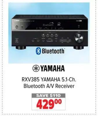 2001 Audio Video YAMAHA 5.1-Ch. Bluetooth A/V Receiver offer